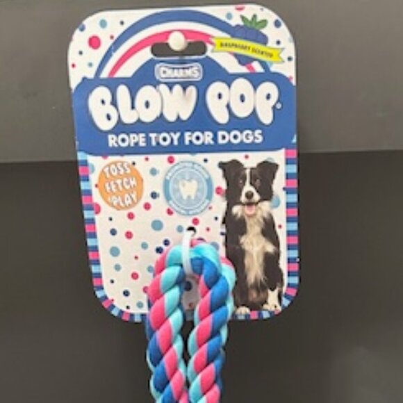 Charms Raspberry Scented Blow Pop Dog Rope - Picture 6 of 6